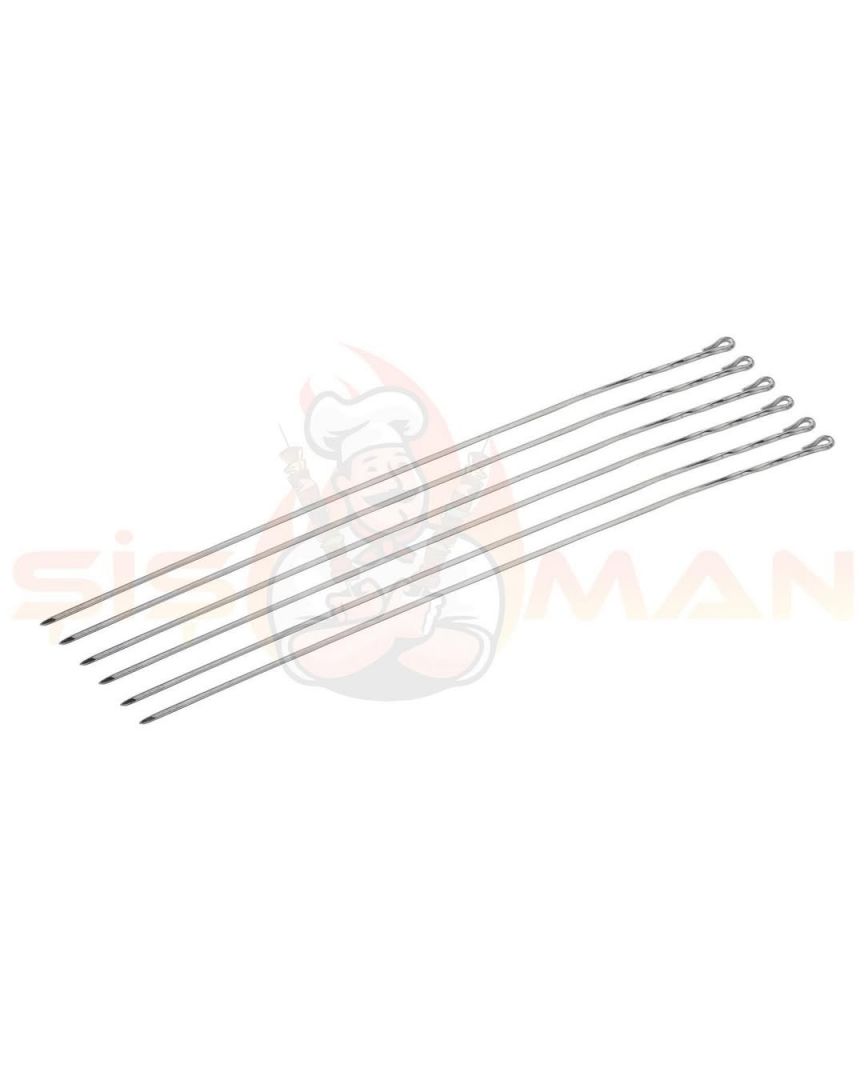 6'lı Burgulu Kare Şiş